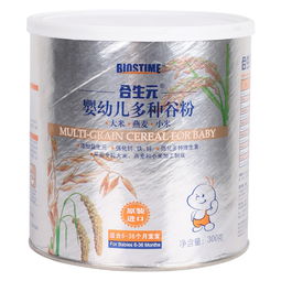 丽家宝贝官网 合生元婴幼儿多种谷粉——精选大米、燕麦、小米，300g营养好选择